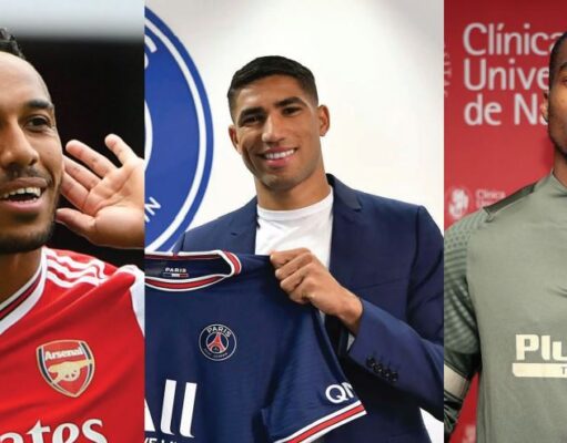 Football : Hakimi, Aubameyang et Kondogbia, le trio des Africains les mieux payés de la Ligue 1